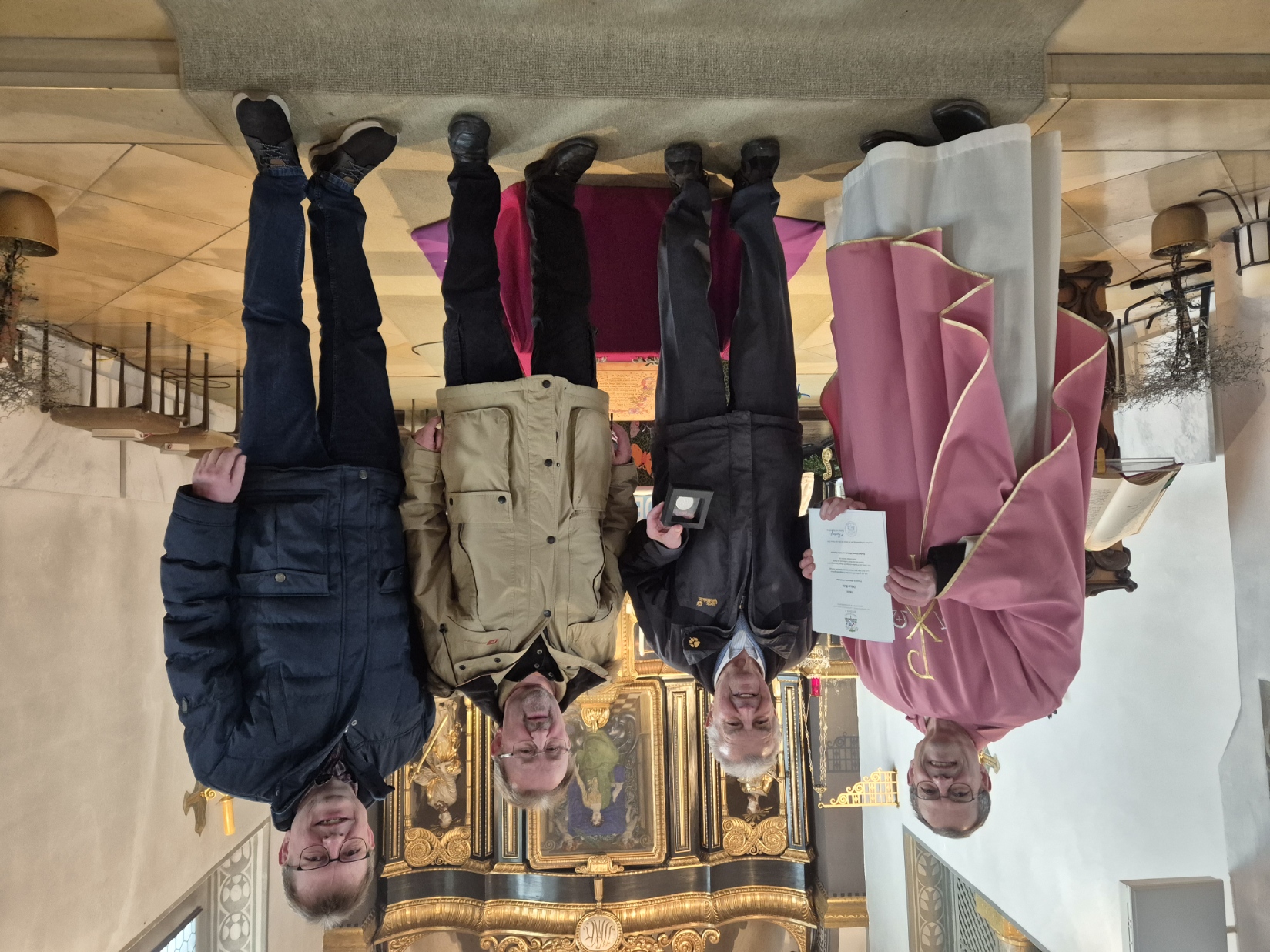 Sailer Medaille an Oskar Betz